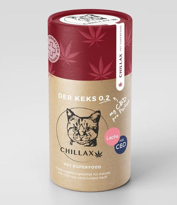 Katzenkekse - Lachs - 0.2 mg CBD - Total 120 mg CBD